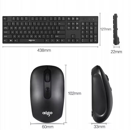 SET KEYBOARD MOUSE USB WIRELESS TO PC LAPTOP Packaging status original