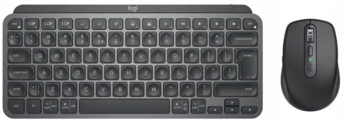 SET LOGITECH MX KEYS MINI COMBO /CLAVE MX KEYS MINI+MOUSE MX ANYWHERE 3