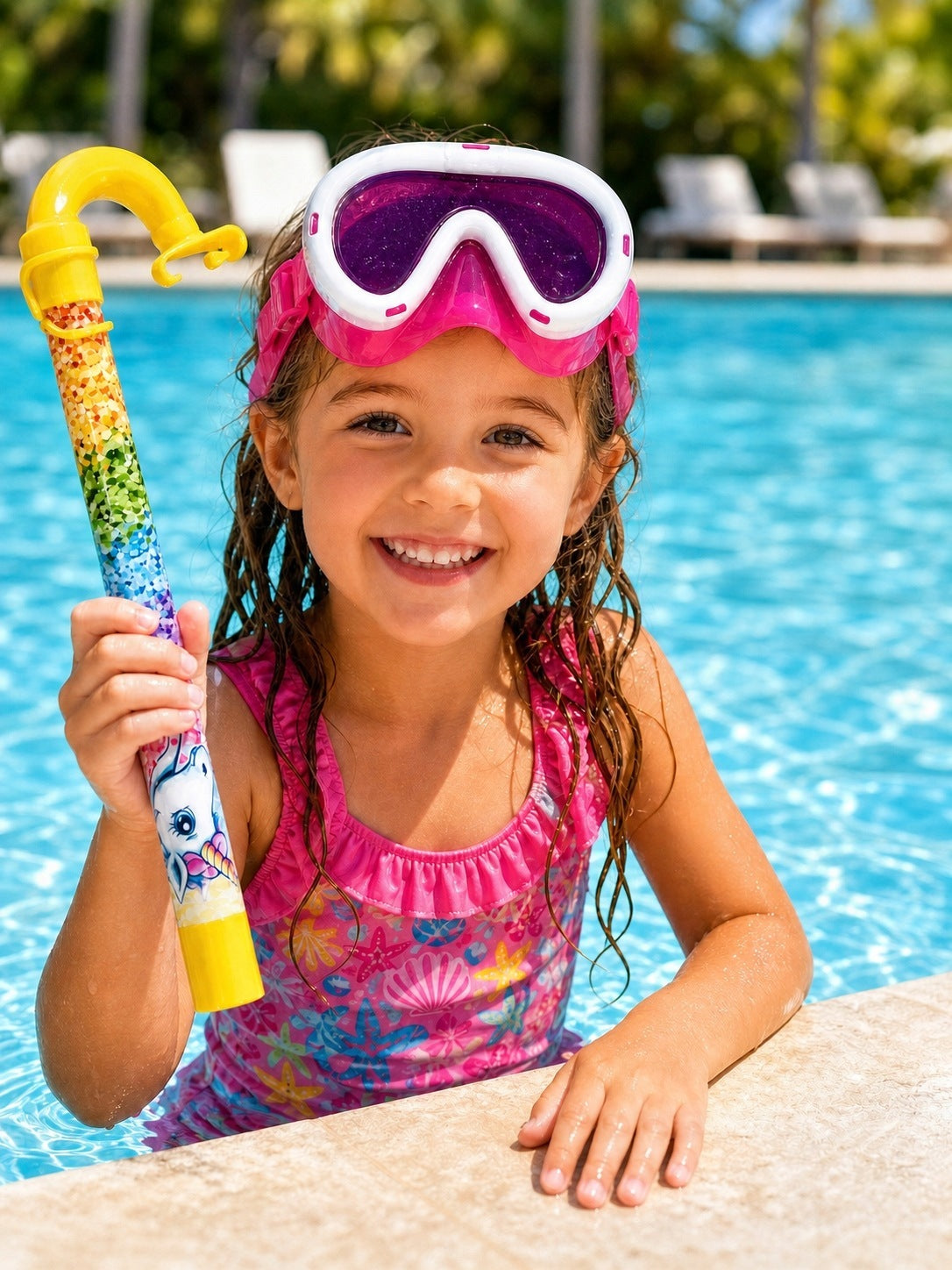 SET MASK AND SNORKEL FOR CHILDREN GLASSES TUBE RIDER Brand no brand