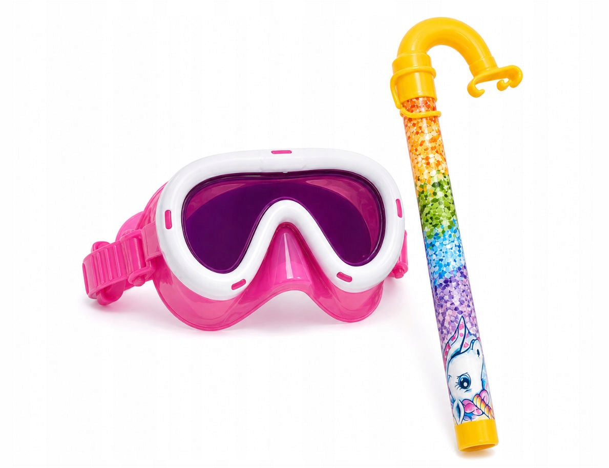 SET MASK AND SNORKEL FOR CHILDREN GLASSES TUBE RIDER Packaging status original