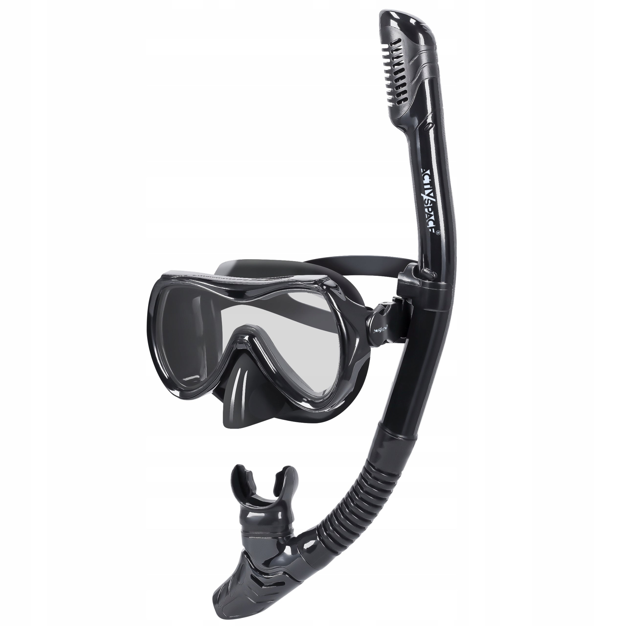 SET MASK AND SNORKEL GLASSES AND SNORKEL TUBE VIEW PRO Brand Activ/Space
