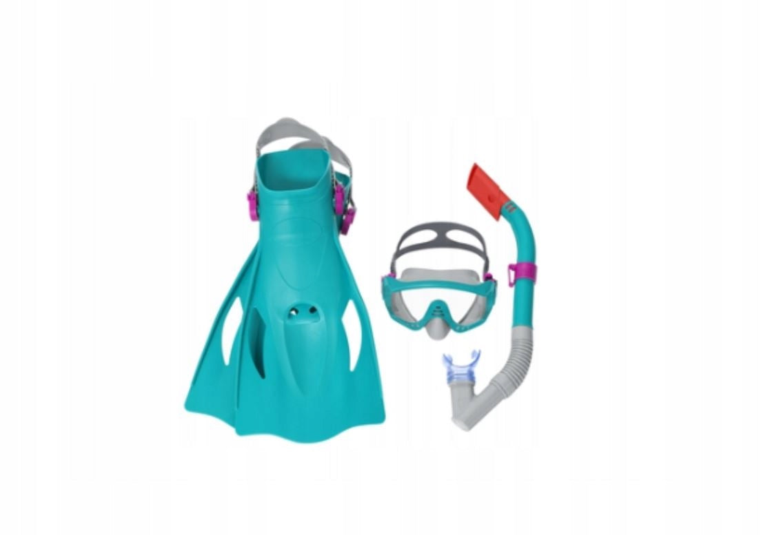 SET MASK AND SNORKEL GLASSES TUBE FIN EAN (GTIN) 5904823997323