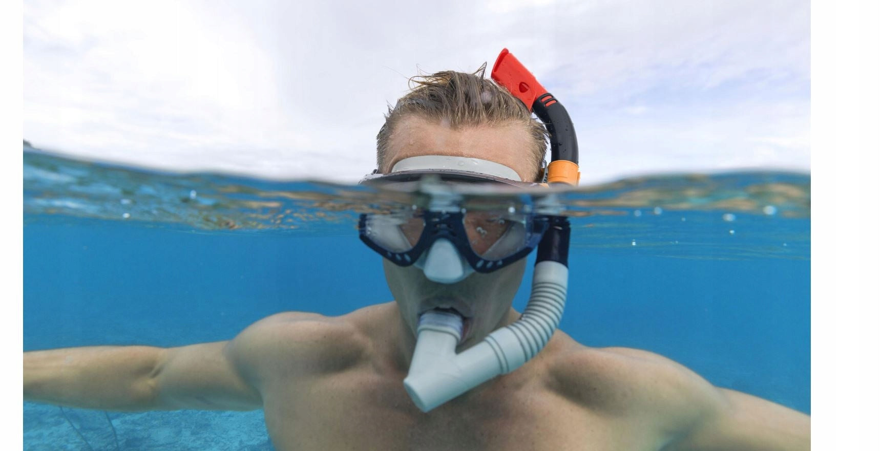 SET MASK AND SNORKEL GLASSES TUBE FIN Manufacturer code Cove AQS-B4I011-BK