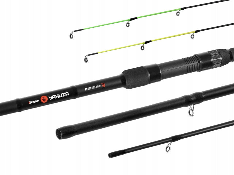 SET METHOD FEEDER DELPHIN YAKUZA 360CM + REEL ACCESSORIES Rod construction type segmented