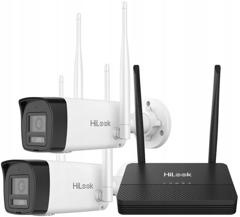 SET MONITOIRNGU WIFI 2 CAMERAS 4MP OUTDOOR FULL COLOR AUDIO APP Packaging status original