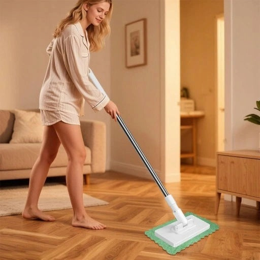 SET MOP WITH CAP 10 CLOTHS, HANDLE 100 CM Brand no brand