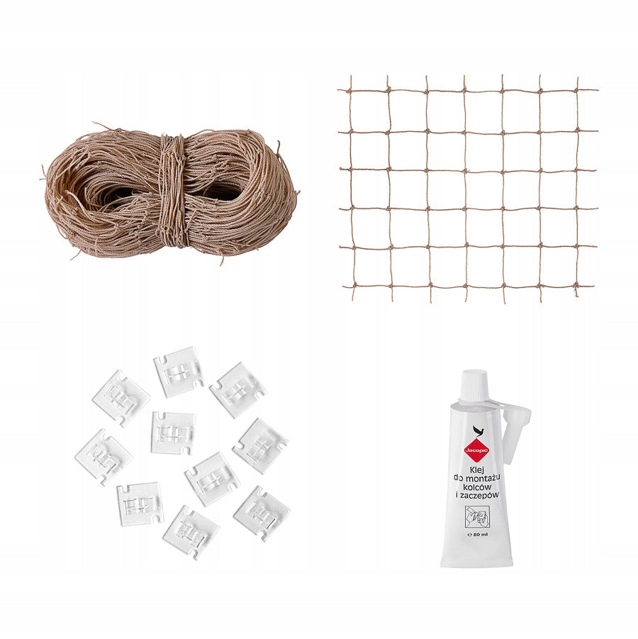 SET NET FOR BALCONY FOR CAT BIRDS PIGEONS 2X3 PROTECTIVE WITHOUT DRILLING Brand no brand