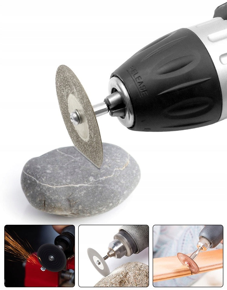 SET OF 10 40 MM DIAMOND DISCS FOR CUTTING AND GRINDING Disc type cutting