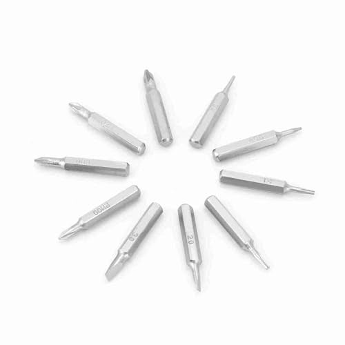 SET OF 10 CR V PRECISION 4MM HEX BIT SCREWDRIVERS FOR HOME Brand no brand