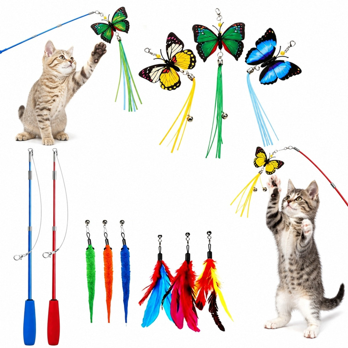 SET OF 11 CAT ROD ELEMENTS WITH INTERCHANGEABLE TIPS