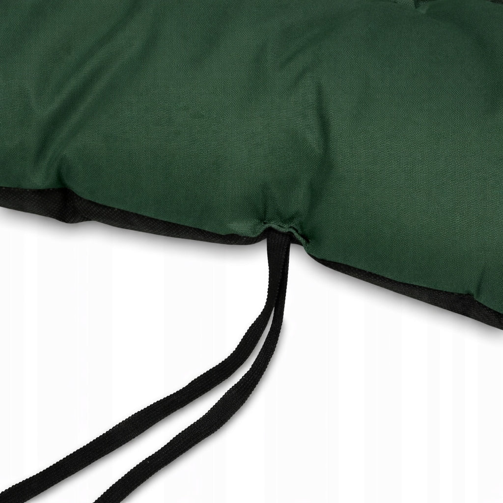 SET OF 2+1 rattan furniture cushions waterproof 120x60x50 GREEN DARK Cushion thickness 10 cm