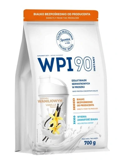 SET OF 2 PIECES Pure Protein Isolate WPI90 PROTEIN Vanilla Flavour 700g Expiration date at least 1 year from the date of purchase