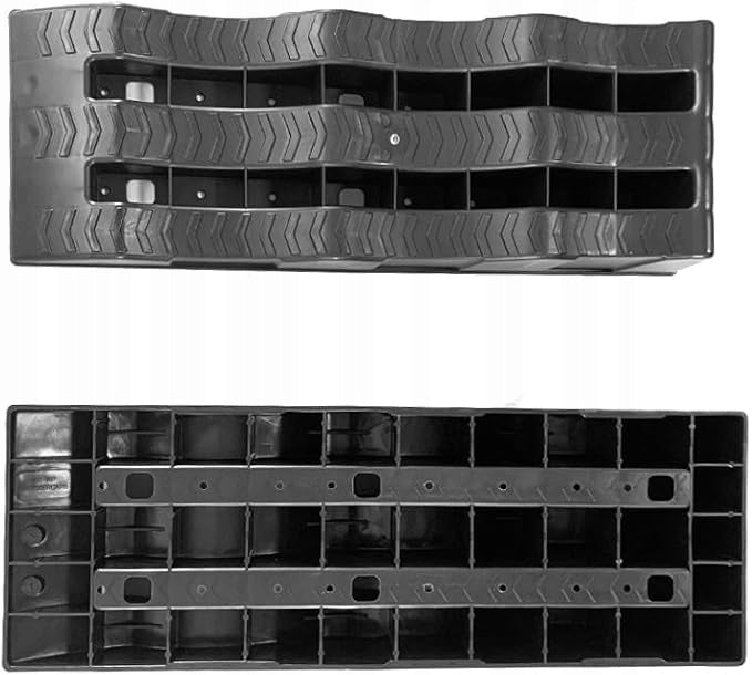 SET OF 2 PLASTIC CAR RAMPS up to 2000 kg 61 x 21 x 12 cm 3 DEGREES Brand no brand