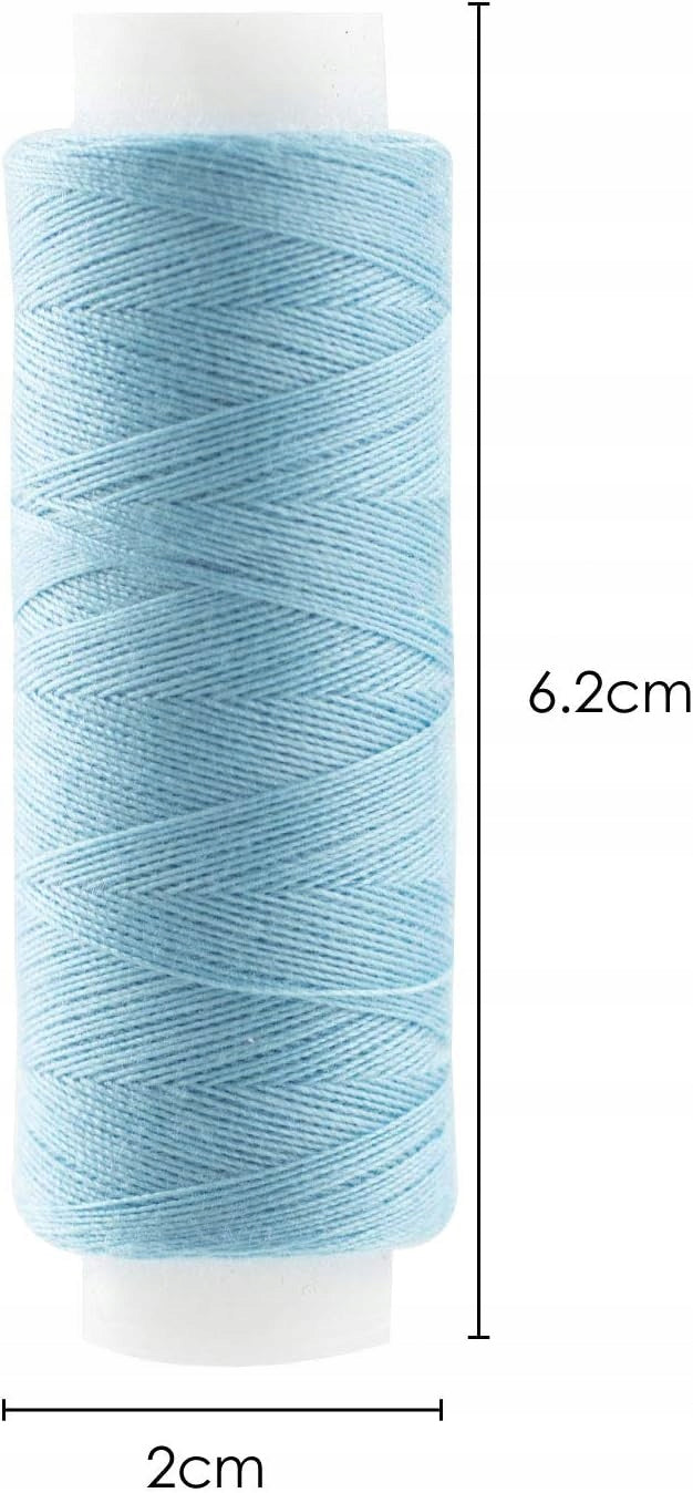 SET OF 24 SPOOLS OF POLYESTER THREAD FOR SEWING MULTICOLOR 182M Dominant color multicolor