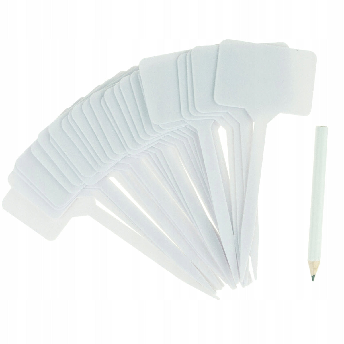 SET OF 25 PLANT DESCRIPTION PLATES 13,5x5,5cm PENCIL LABELS Packaging status original
