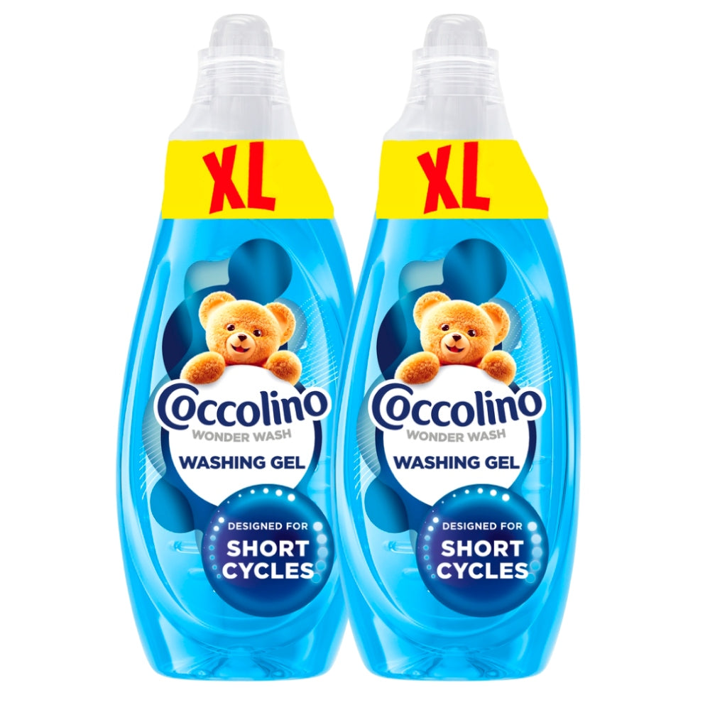 SET OF 2X COCCOLINO WONDER WASH ODOR PROTECTION XL - WASHING GEL, 2160ML