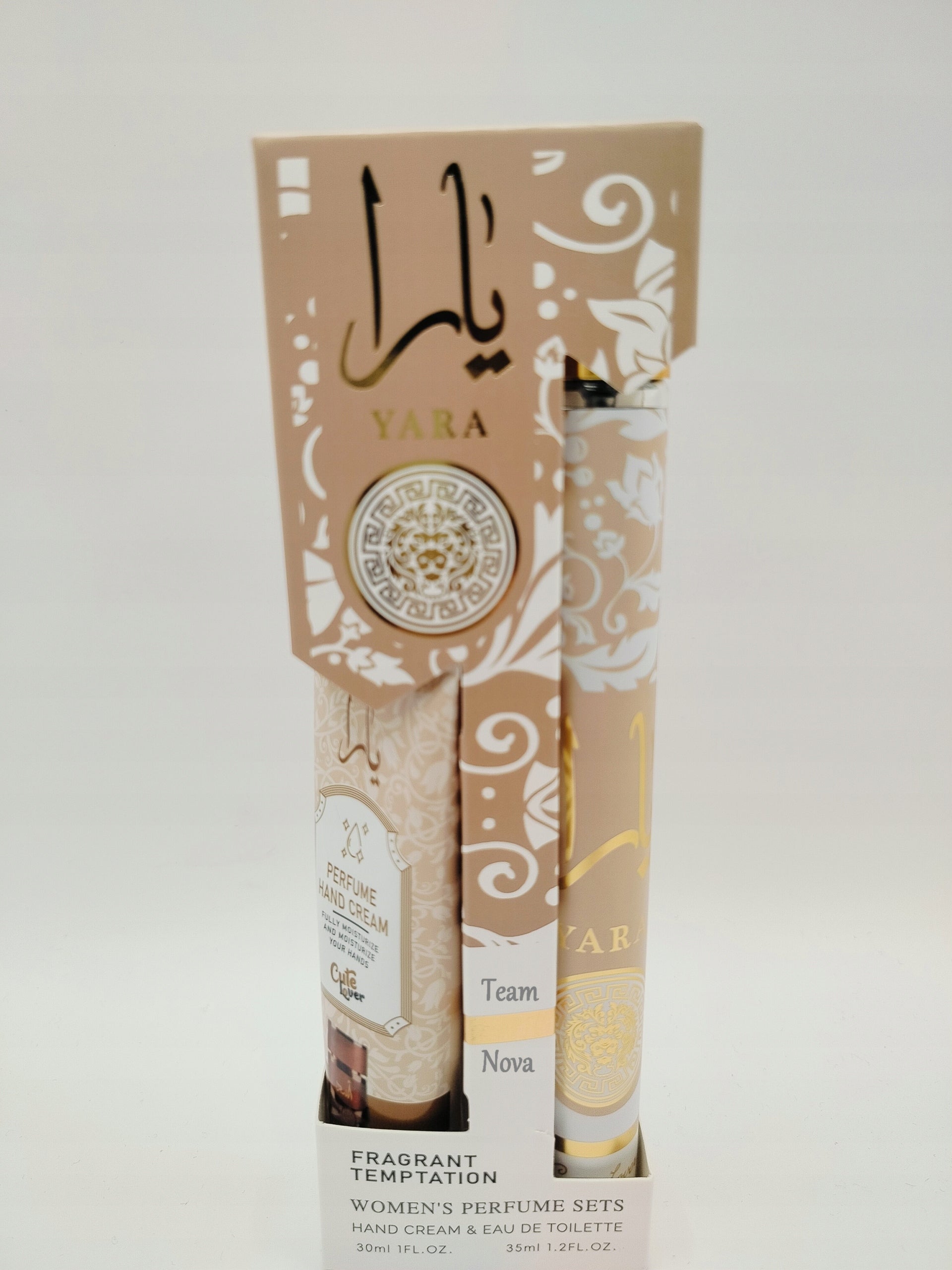 SET OF 2in1 YARA SILVER BOURBON perfume 35ml perfumed cream 30ml