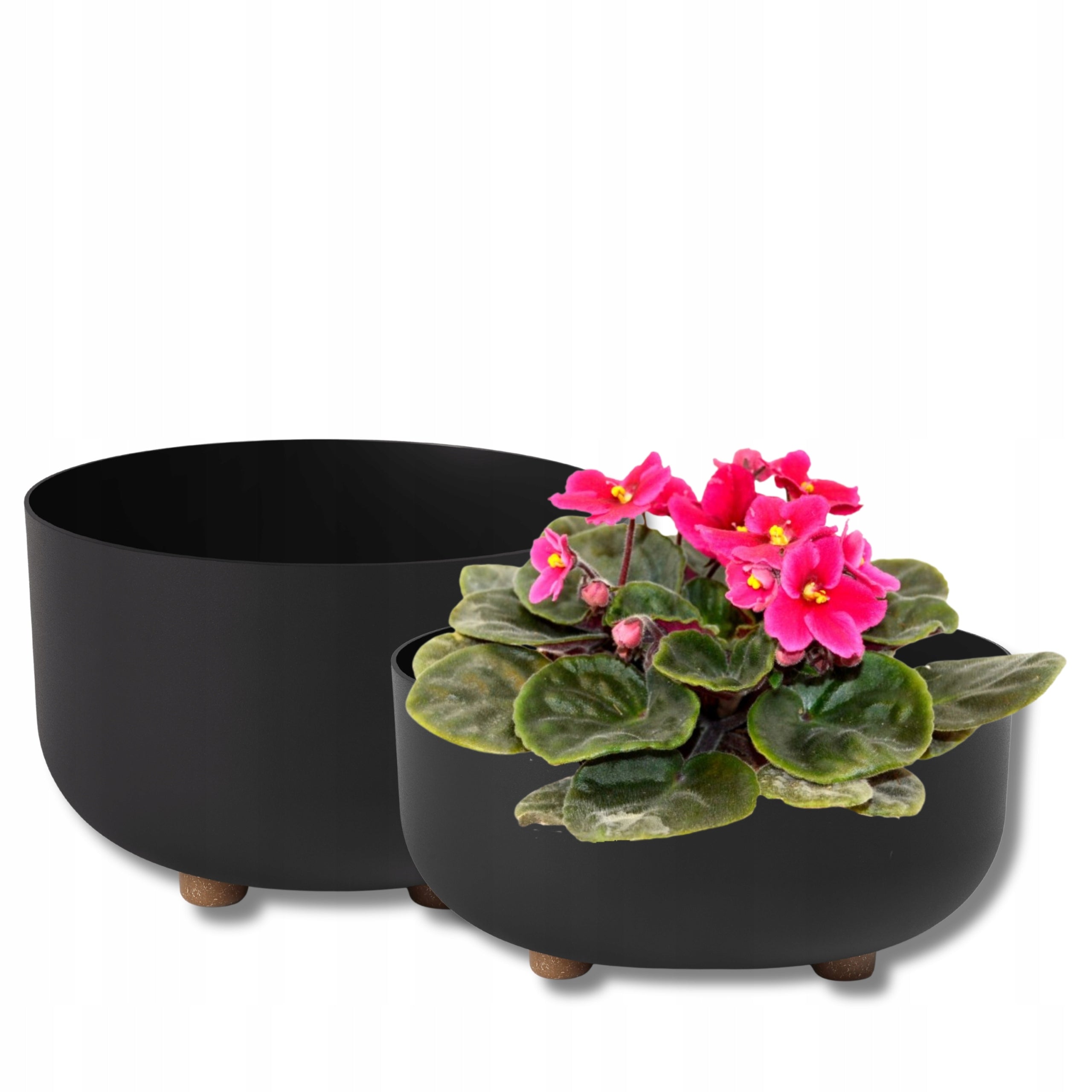 SET OF 2x BOWL SOFIA recycled diameter 30cm + 27cm col. BEIGE mat Length 29.7 cm