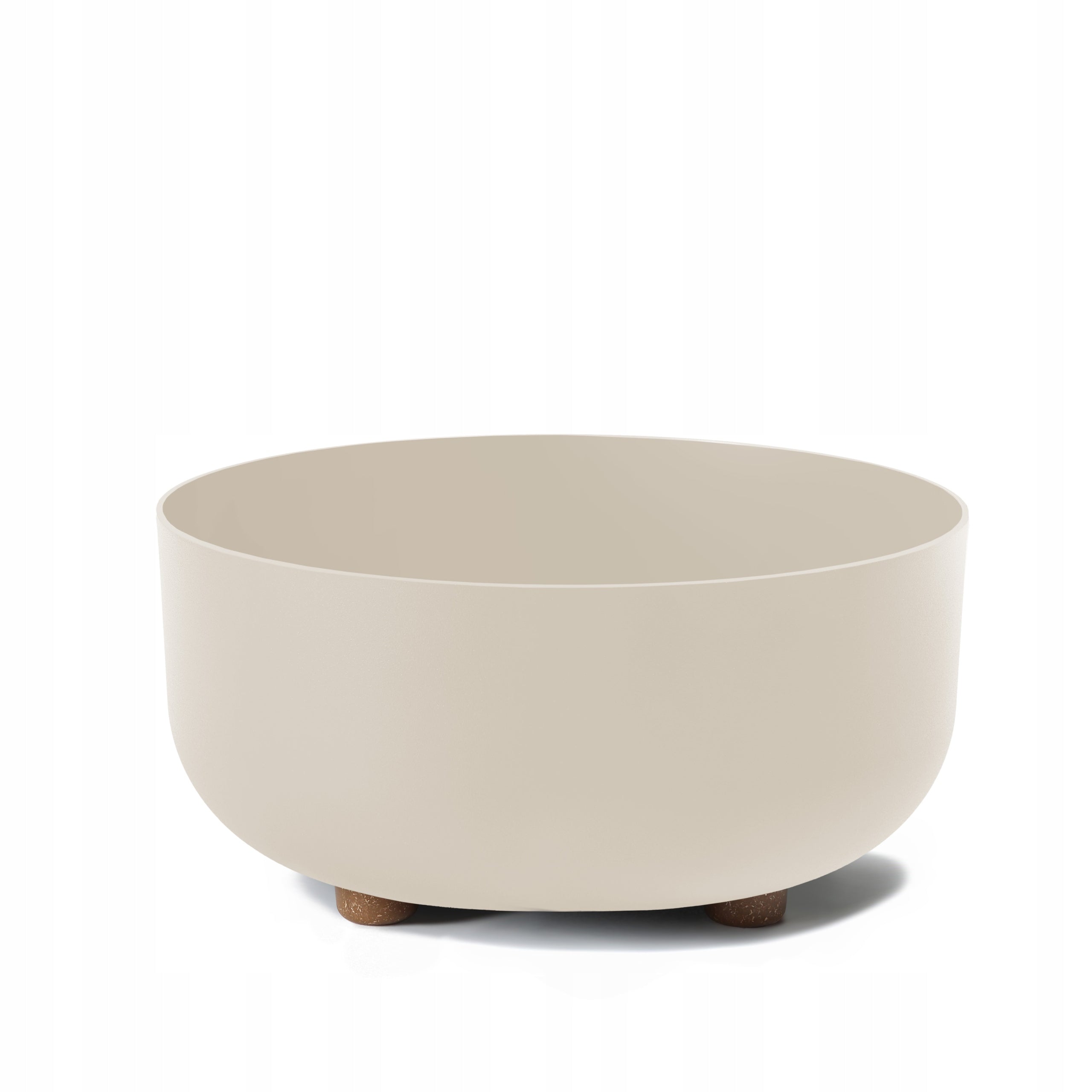 SET OF 2x BOWL SOFIA recycled diameter 30cm + 27cm col. BEIGE mat Product width 29.7 cm