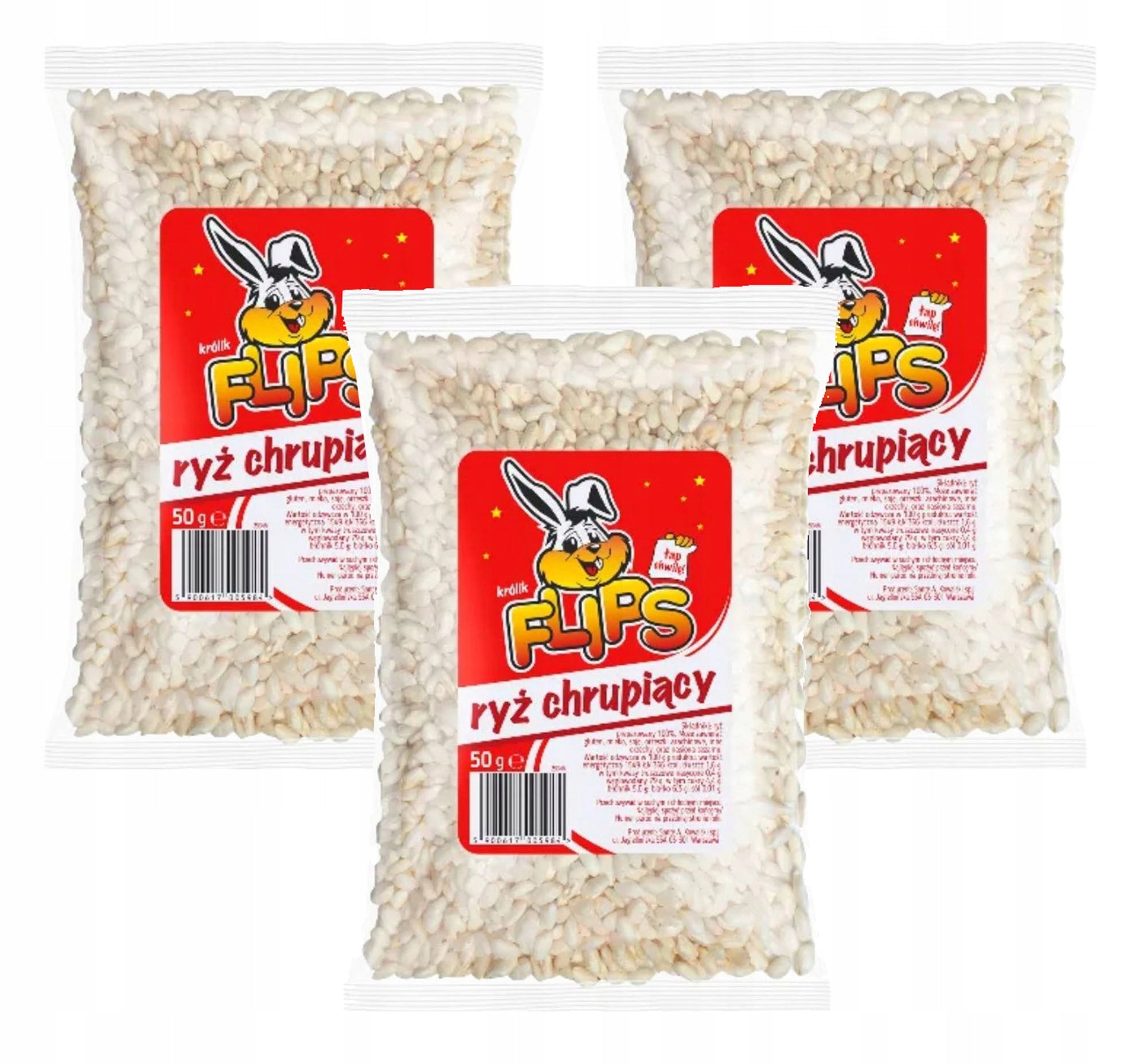 SET OF 3 FLIPS crispy rice prepared 50g
