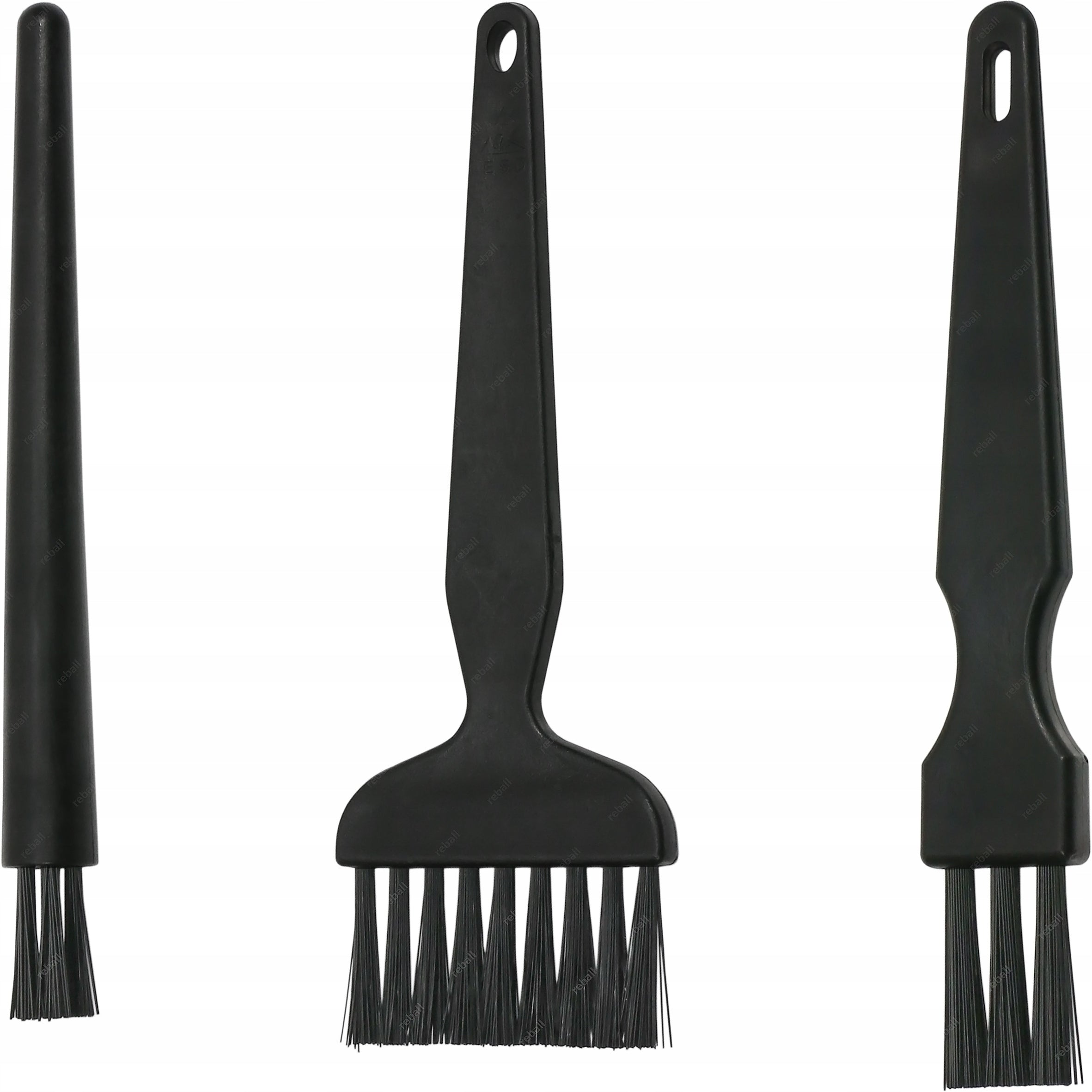 SET OF 3 NON-SCRATCH COFFEE MAKER CLEANING BRUSHES CHECKED