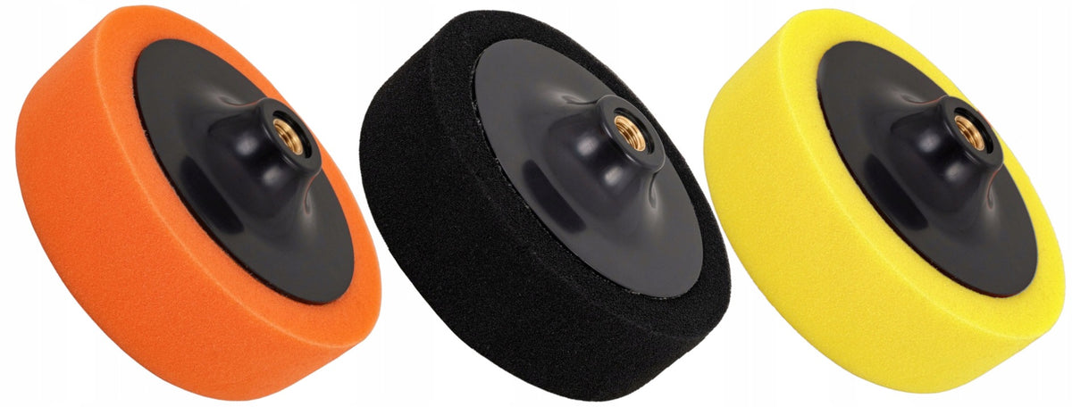 SET OF 3 POLISHING SPONGES POLISHER PADS DRILL 150mm Manufacturer code ZEST_GB150xM14_x3