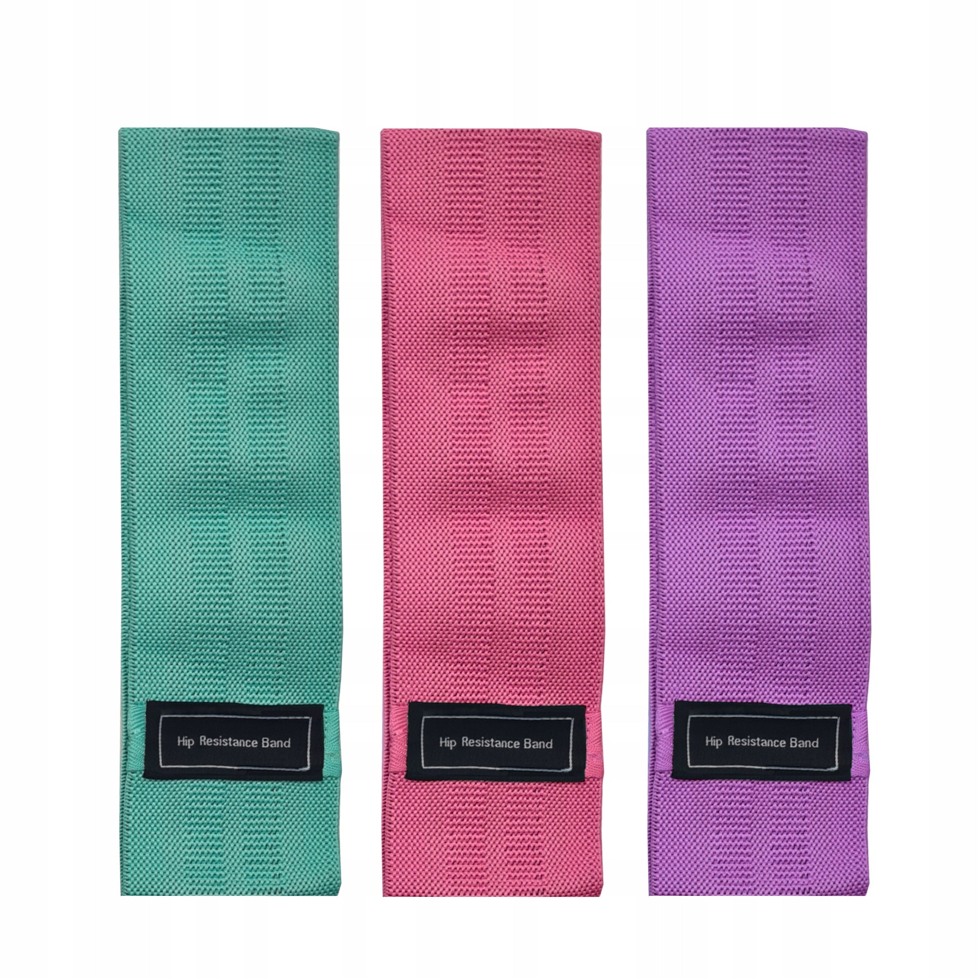 SET OF 3 RESISTANCE BANDS FOR HIP BAND EXERCISES FOR AEROBICS Manufacturer code 3 Taśmy biodrowe oporowe