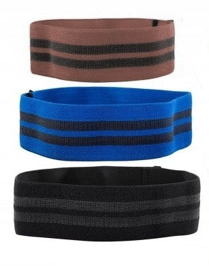 SET OF 3 RESISTANCE BANDS RUBBER HIP BAND FOR EXERCISE