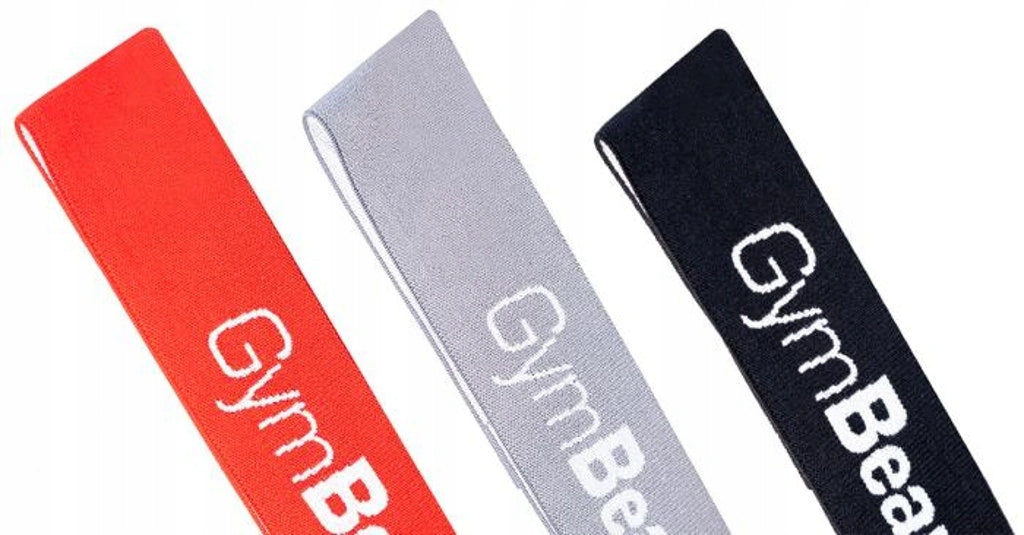 SET OF 3 RESISTANCE FITNESS TAPES GymBeam Color multicolor