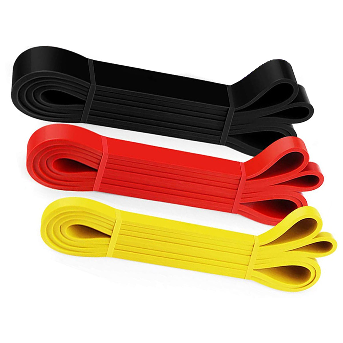 SET OF 3 RESISTANCE POWERBAND RUBBER EXERCISE RUBBERS Brand Nela-Styl
