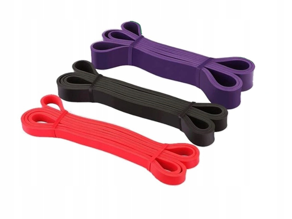 SET OF 3 RUBBER BANDS FOR CROSSFIT FITNESS EXERCISES