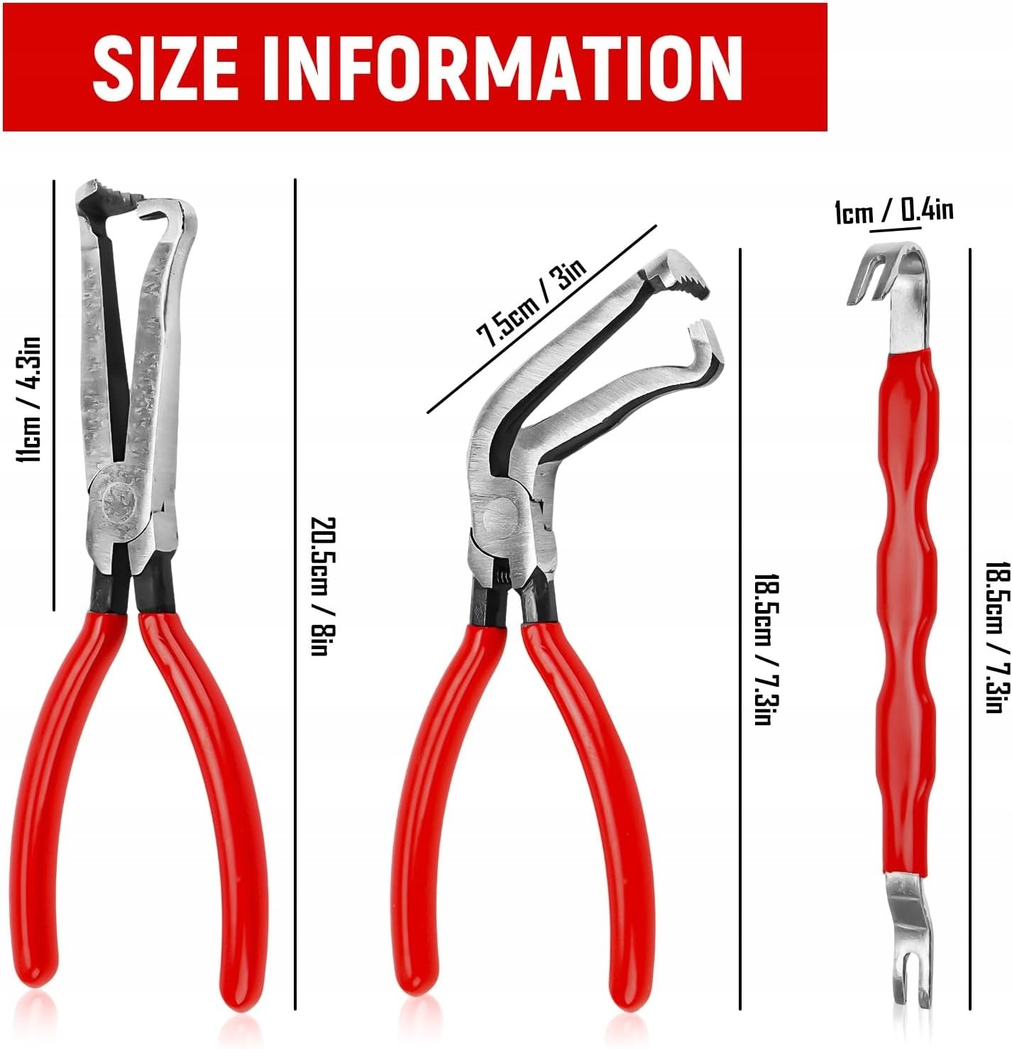 SET OF 3 TOOLS FOR DISMANTLING CAR CONNECTORS ELECTRICS Brand PR