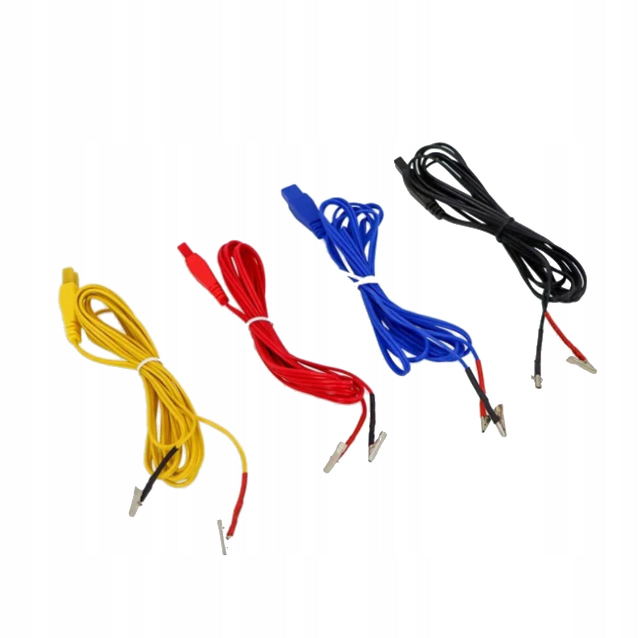 SET OF 4 CABLES FOR NEEDLE ELECTROSTIMULATOR AS SUPER 4 DIGITAL
