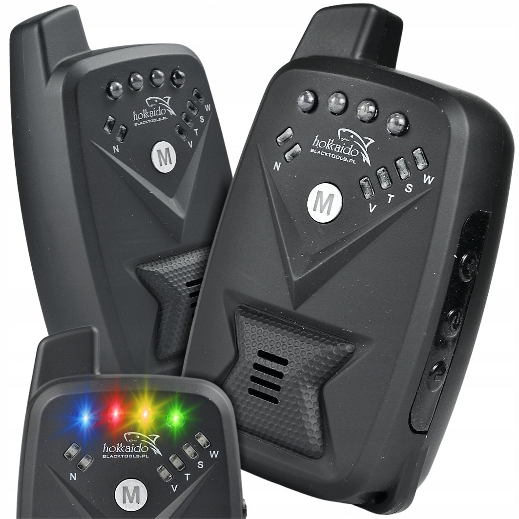 SET OF 4 FISHING BEACONS + CONTROL PANEL HOKKAIDO 4+1 CASE BATTERIES Model W12054