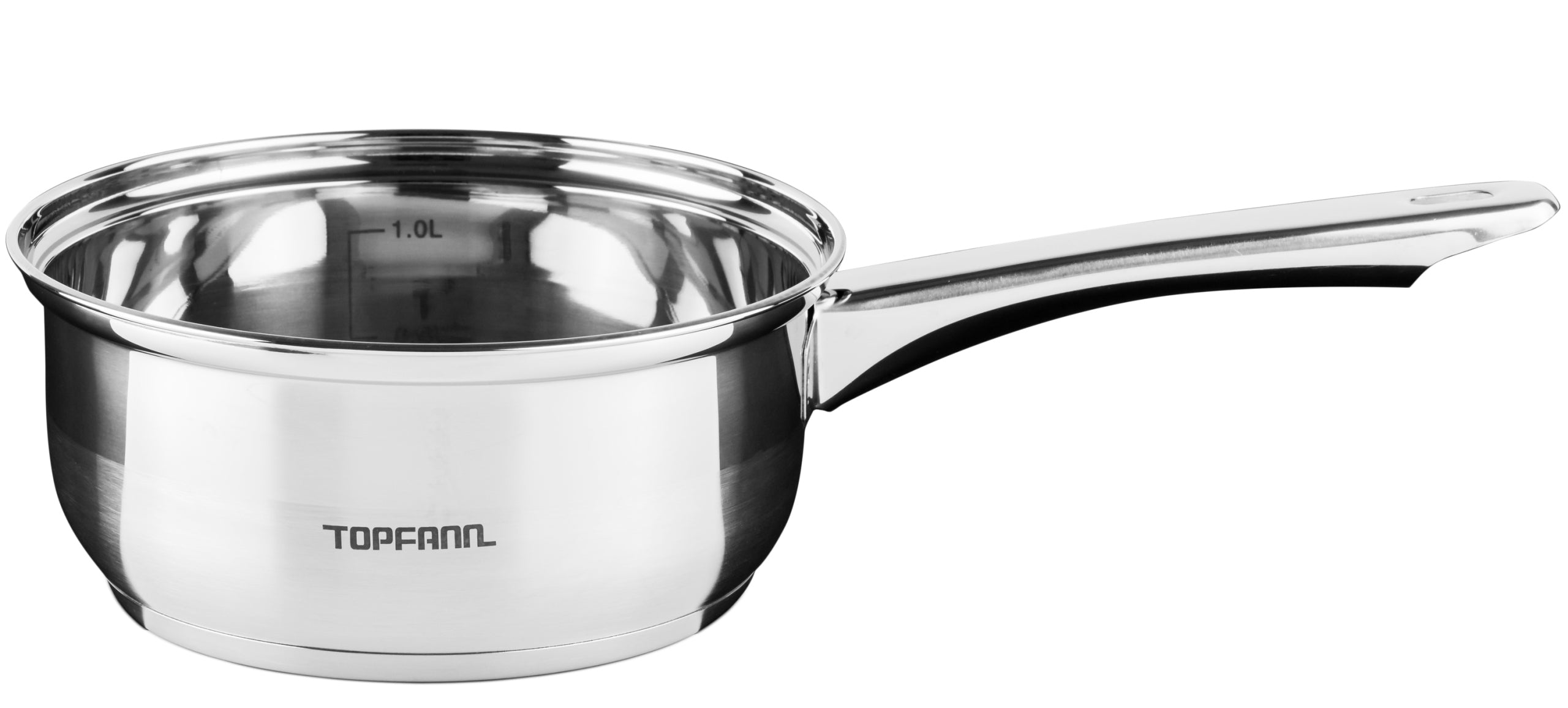 SET OF 4 POTS INDUCTION GAS SAUCEPAN COVERS POTS STAINLESS STEEL LARGE Number of items in the set 7