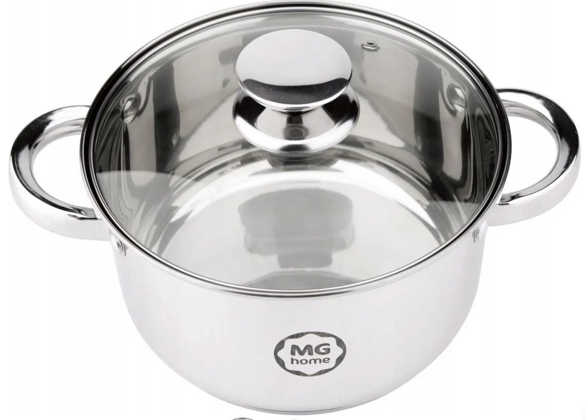 SET OF 4 POTS MG HOME VERSO STEEL SET OF 9 ELEMENTS INOX INDUCTION Manufacturer code 7101018002