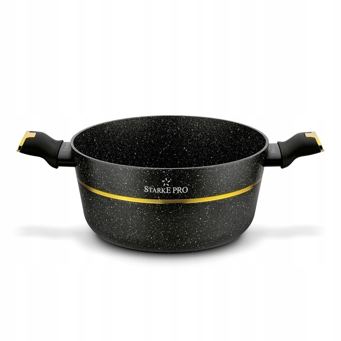 SET OF 4 POTS with lids + PAN 10 el Golden Marble Starke Pro Number of items in the set 10