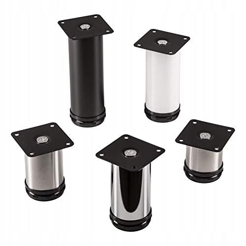 SET OF 4 X SO TECH FURNITURE FEET JIMMY WHITE Ø 50 MM/HEIGHT: 120 MM Brand no brand