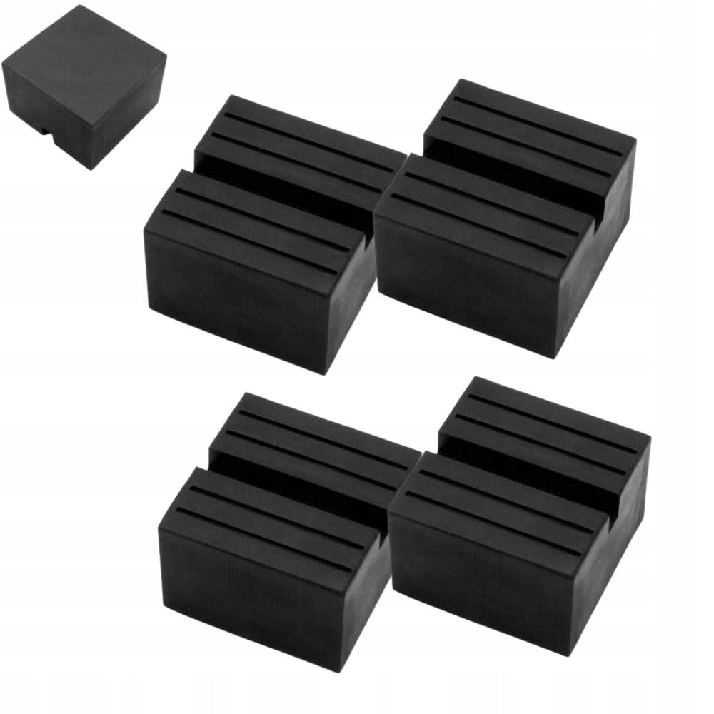 SET OF 4PCS RUBBER BRICK CUBE RUBBER PAD FOR LIFT