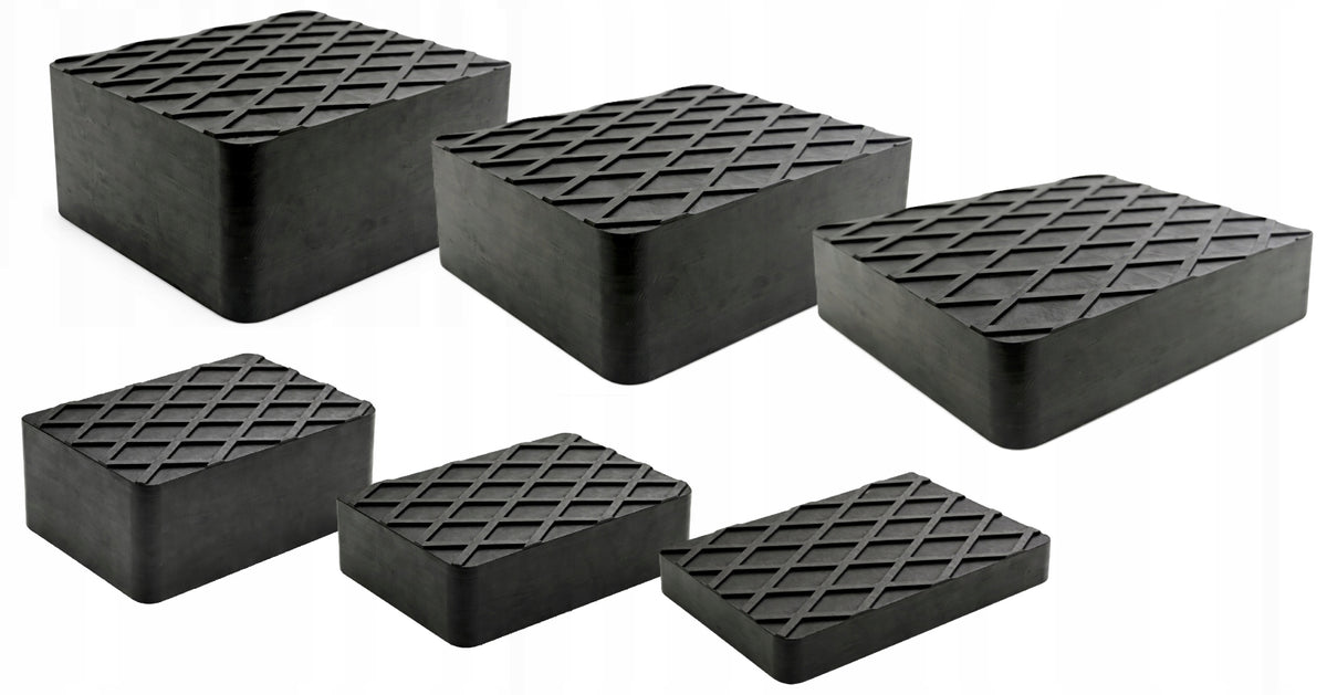 SET OF 4PCS RUBBER BRICK CUBE RUBBER PAD FOR LIFTER 160X120X40 Brand no brand