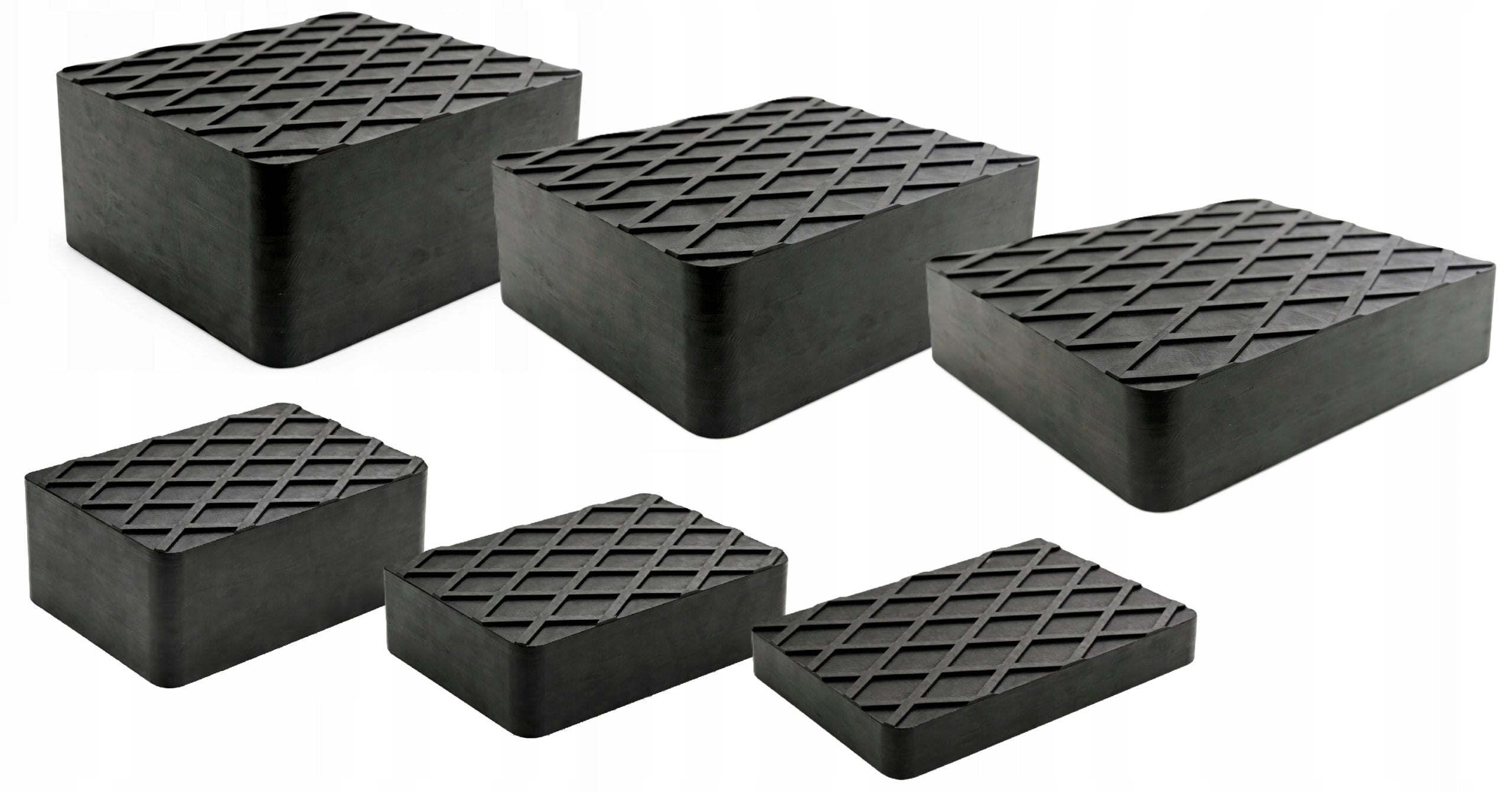SET OF 4PCS RUBBER BRICK CUBE RUBBER PAD FOR LIFTER 160X120X40 Brand no brand