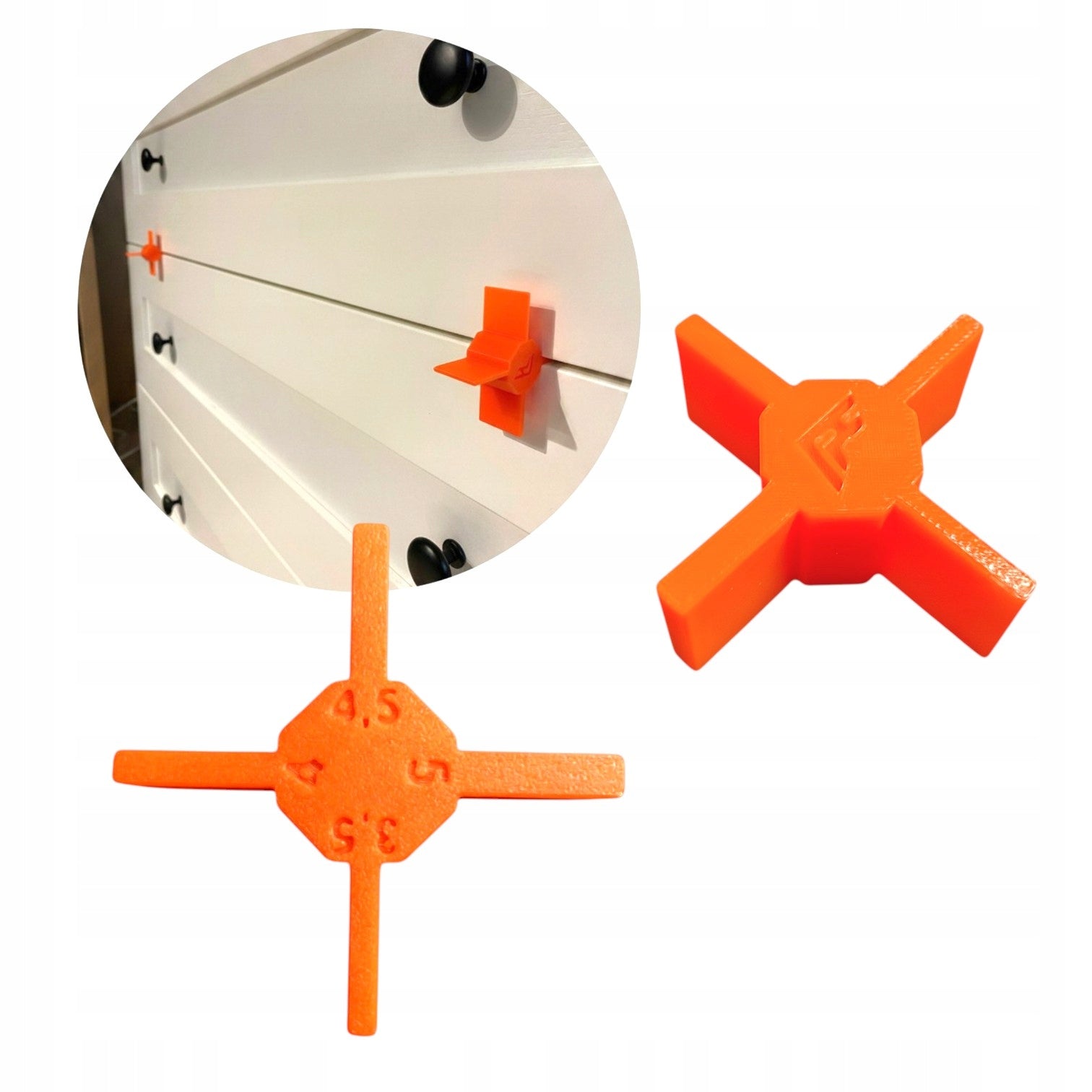SET OF 4X DISTANCES FOR ADJUSTING THE LEVELING OF MEASURING FURNITURE 1-5mm Manufacturer code ZDK-4X