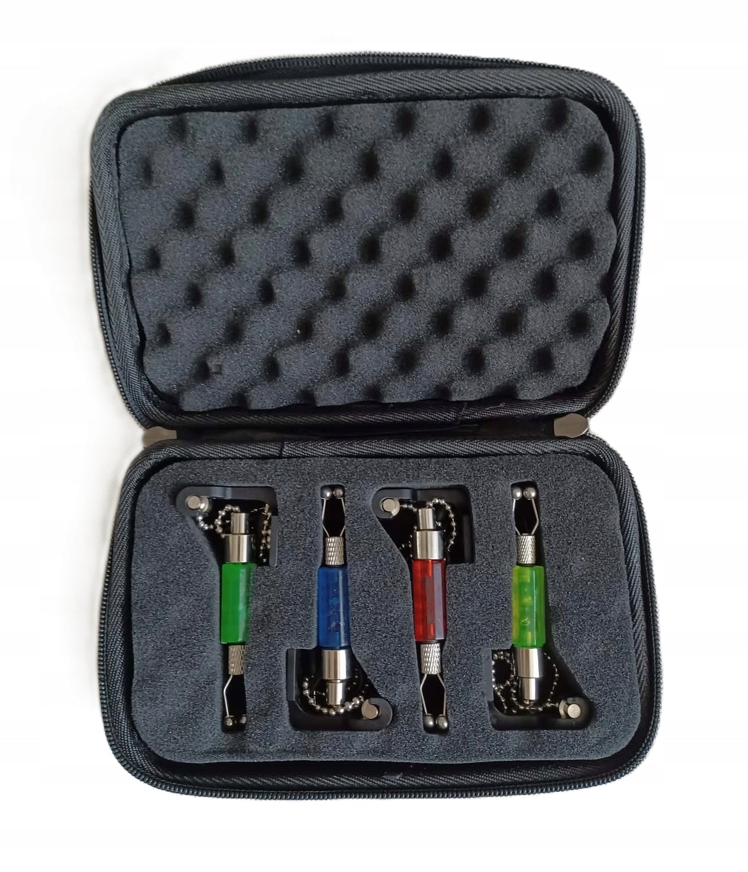 SET OF 4x HANGERS SWINGERS ELECTRONIC BEACON LED + SUITCASE Batteries included no