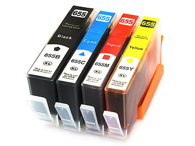 SET OF 4x Ink for HP 655 XL 3525 4615 4625 5525