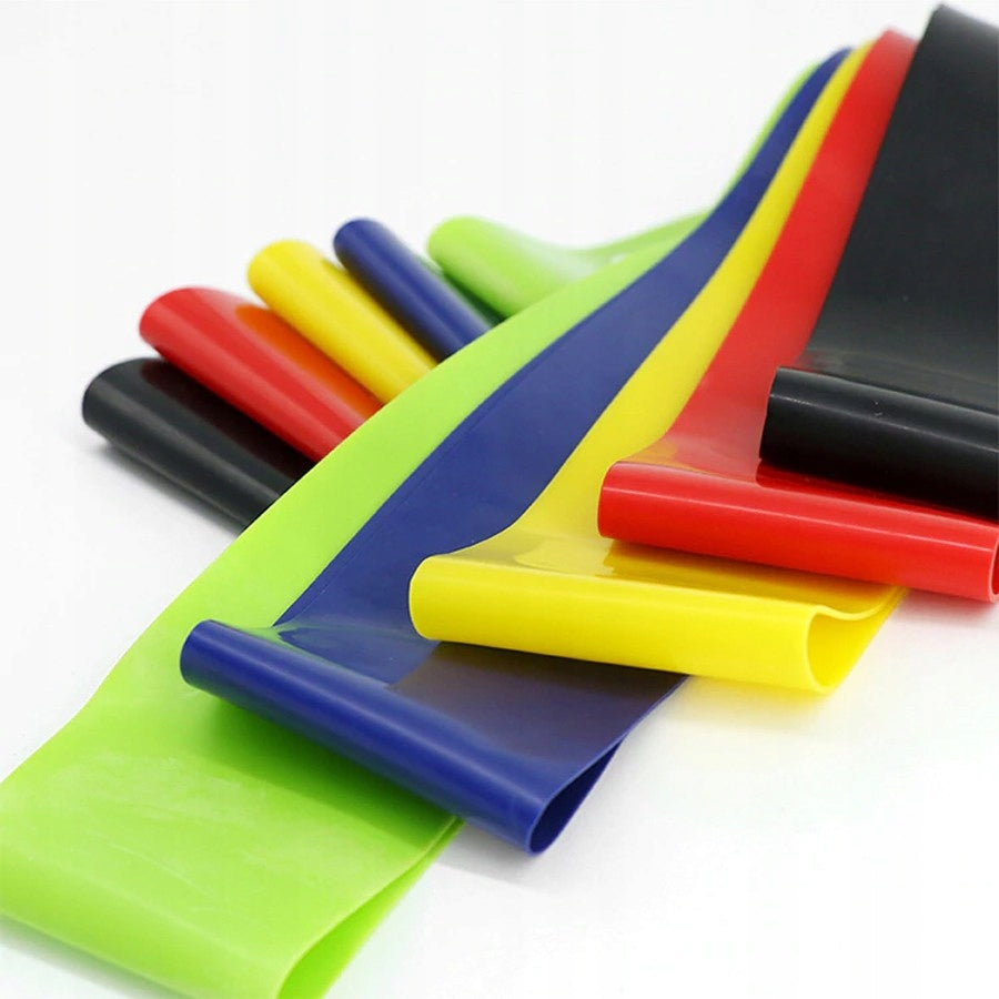 SET OF 5 BANDS OF STRONG RUBBER FOR EXERCISE AND FITNESS Brand Maverick