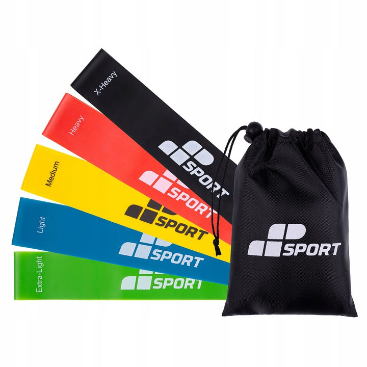 SET OF 5 EXERCISE BANDS MP SPORT MINI LOOP BANDS FITNESS BAND CROSSFIT