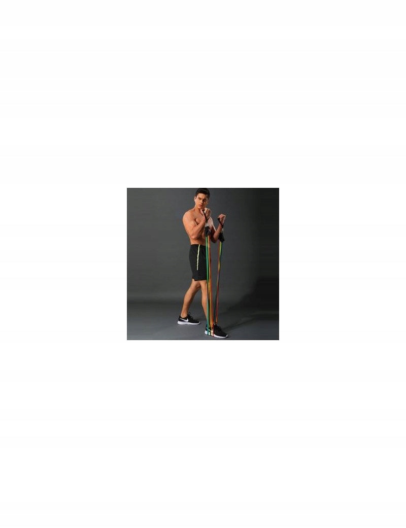 SET OF 5 EXERCISE RUBBER RESISTANCE TRAINING FITNESS CROSSFIT Brand no brand
