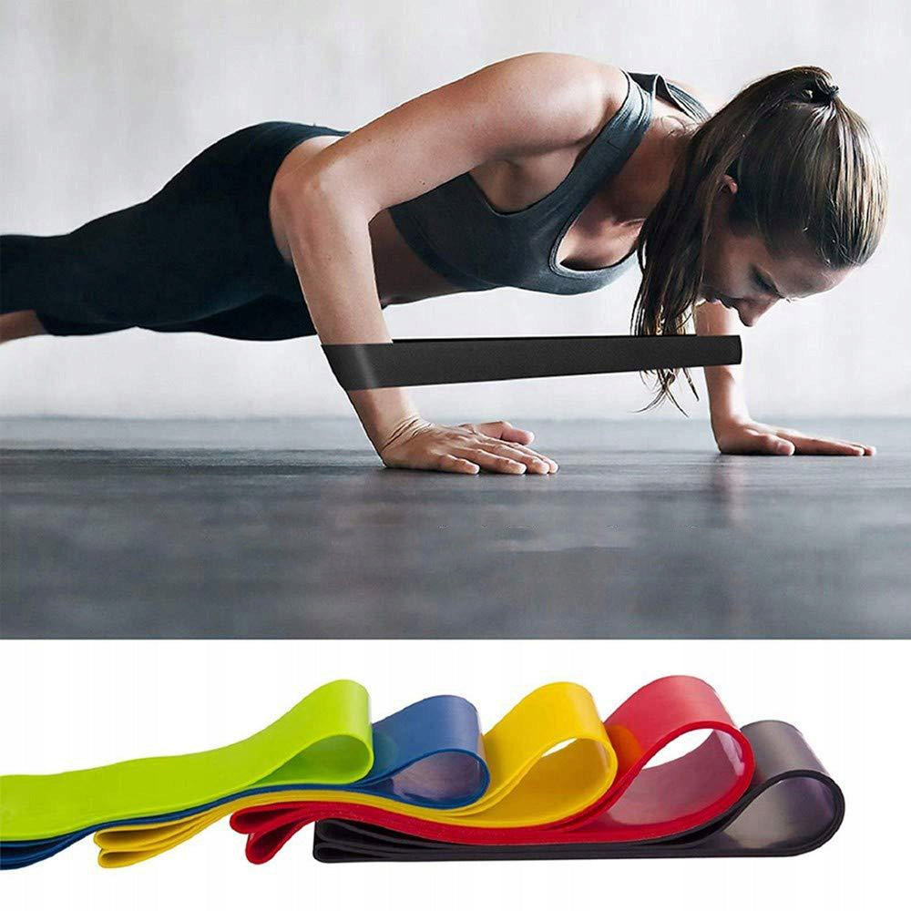 SET OF 5 EXERCISE RUBBERS MINI BAND FITNESS STRETCHING TAPE EAN (GTIN) 5905954392322
