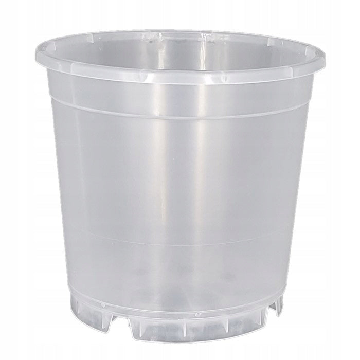 SET OF 5 PRODUCTION POT FOR ORCHID DIAMETER 12CM TRANSPARENT Manufacturer code 12