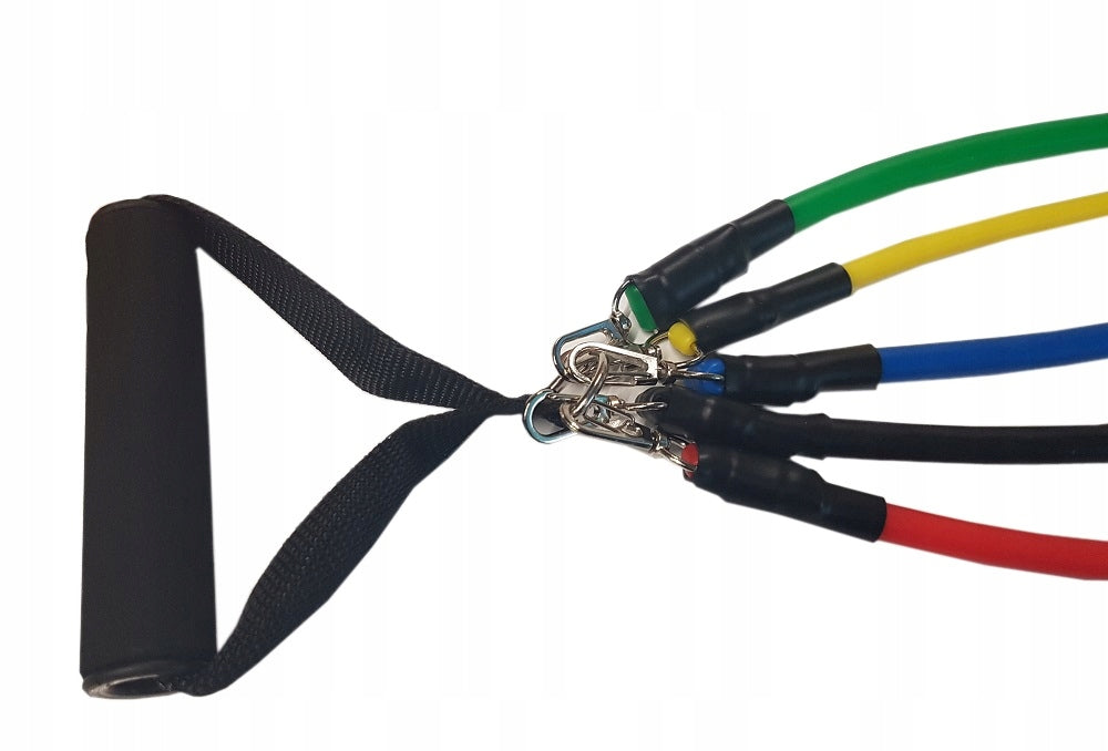 SET OF 5 RESISTANCE BANDS EXPANDERS FOR EXERCISE Color multicolor